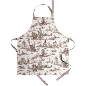 imageMaison dHermine 100 Cotton Apron for women with Pocket Kitchen Chef Apron for Men Easter decorations Cooking Baking GardenCalais  Charcoal