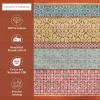 imageMaison dHermine Placemats Set of 4 100 Cotton Washable Cloth Place mats Home Kitchen Wedding Restaurant Buffet Party  Easter Decorations SpringSummer Chardon 13quot x 19quot07  Provence
