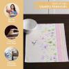 imageMaison dHermine Placemats Set of 4 100 Cotton Washable Cloth Place mats Home Kitchen Wedding Restaurant Buffet Party  Easter Decorations SpringSummer Chardon 13quot x 19quot24  Magnolia Mornings