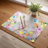 imageMaison dHermine Placemats Set of 4 100 Cotton Washable Cloth Place mats Home Kitchen Wedding Restaurant Buffet Party  Easter Decorations SpringSummer Chardon 13quot x 19quot16  Jardin Dete  Fog