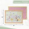 imageMaison dHermine Placemats Set of 4 100 Cotton Washable Cloth Place mats Home Kitchen Wedding Restaurant Buffet Party  Easter Decorations SpringSummer Chardon 13quot x 19quot23  Easter Zest