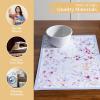 imageMaison dHermine Placemats Set of 4 100 Cotton Washable Cloth Place mats Home Kitchen Wedding Restaurant Buffet Party  Easter Decorations SpringSummer Chardon 13quot x 19quot21  Summer Floral