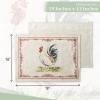 imageMaison dHermine Placemats Set of 4 100 Cotton Washable Cloth Place mats Home Kitchen Wedding Restaurant Buffet Party  Easter Decorations SpringSummer Chardon 13quot x 19quot11  Campagne