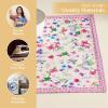imageMaison dHermine Placemats Set of 4 100 Cotton Washable Cloth Place mats Home Kitchen Wedding Restaurant Buffet Party  Easter Decorations SpringSummer Chardon 13quot x 19quot28  Chardon