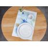 imageMaison dHermine Placemats Set of 4 100 Cotton Washable Cloth Place mats Home Kitchen Wedding Restaurant Buffet Party  Easter Decorations SpringSummer Chardon 13quot x 19quot18  Lazy Summer Days