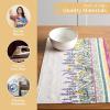 imageMaison dHermine Placemats Set of 4 100 Cotton Washable Cloth Place mats Home Kitchen Wedding Restaurant Buffet Party  Easter Decorations SpringSummer Chardon 13quot x 19quot13  Fanny Lavender