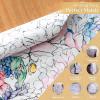 imageMaison dHermine Placemats Set of 4 100 Cotton Washable Cloth Place mats Home Kitchen Wedding Restaurant Buffet Party  Easter Decorations SpringSummer Chardon 13quot x 19quot25  Floral Love