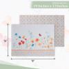 imageMaison dHermine Placemats Set of 4 100 Cotton Washable Cloth Place mats Home Kitchen Wedding Restaurant Buffet Party  Easter Decorations SpringSummer Chardon 13quot x 19quot30  Summer Whisper