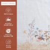 imageMaison dHermine Placemats Set of 4 100 Cotton Washable Cloth Place mats Home Kitchen Wedding Restaurant Buffet Party  Easter Decorations SpringSummer Chardon 13quot x 19quot15  Meadow Florals  Beige