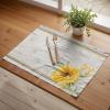imageMaison dHermine Placemats Set of 4 100 Cotton Washable Cloth Place mats Home Kitchen Wedding Restaurant Buffet Party  Easter Decorations SpringSummer Chardon 13quot x 19quot20  Candice