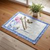 imageMaison dHermine Placemats Set of 4 100 Cotton Washable Cloth Place mats Home Kitchen Wedding Restaurant Buffet Party  Easter Decorations SpringSummer Chardon 13quot x 19quot10  Canton