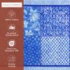imageMaison dHermine Placemats Set of 4 100 Cotton Washable Cloth Place mats Home Kitchen Wedding Restaurant Buffet Party  Easter Decorations SpringSummer Chardon 13quot x 19quot22  Indigo Love