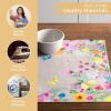 imageMaison dHermine Placemats Set of 4 100 Cotton Washable Cloth Place mats Home Kitchen Wedding Restaurant Buffet Party  Easter Decorations SpringSummer Chardon 13quot x 19quot16  Jardin Dete  Fog