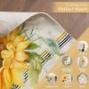 imageMaison dHermine Placemats Set of 4 100 Cotton Washable Cloth Place mats Home Kitchen Wedding Restaurant Buffet Party  Easter Decorations SpringSummer Chardon 13quot x 19quot20  Candice