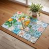 imageMaison dHermine Placemats Set of 4 100 Cotton Washable Cloth Place mats Home Kitchen Wedding Restaurant Buffet Party  Easter Decorations SpringSummer Chardon 13quot x 19quot14  Agrume