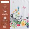 imageMaison dHermine Placemats Set of 4 100 Cotton Washable Cloth Place mats Home Kitchen Wedding Restaurant Buffet Party  Easter Decorations SpringSummer Chardon 13quot x 19quot12  Printemps