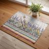 imageMaison dHermine Placemats Set of 4 100 Cotton Washable Cloth Place mats Home Kitchen Wedding Restaurant Buffet Party  Easter Decorations SpringSummer Chardon 13quot x 19quot13  Fanny Lavender