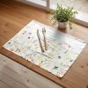 imageMaison dHermine Placemats Set of 4 100 Cotton Washable Cloth Place mats Home Kitchen Wedding Restaurant Buffet Party  Easter Decorations SpringSummer Chardon 13quot x 19quot01  Colmar