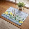 imageMaison dHermine Placemats Set of 4 100 Cotton Washable Cloth Place mats Home Kitchen Wedding Restaurant Buffet Party  Easter Decorations SpringSummer Chardon 13quot x 19quot19  Citrus