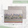 imageMaison dHermine Placemats Set of 4 100 Cotton Washable Cloth Place mats Home Kitchen Wedding Restaurant Buffet Party  Easter Decorations SpringSummer Chardon 13quot x 19quot13  Fanny Lavender