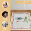 imageMaison dHermine Placemats Set of 4 100 Cotton Washable Cloth Place mats Home Kitchen Wedding Restaurant Buffet Party  Easter Decorations SpringSummer Chardon 13quot x 19quot11  Campagne