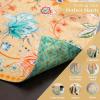 imageMaison dHermine Placemats Set of 4 100 Cotton Washable Cloth Place mats Home Kitchen Wedding Restaurant Buffet Party  Easter Decorations SpringSummer Chardon 13quot x 19quot27  Luxury Loft  Peach