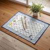 imageMaison dHermine Placemats Set of 4 100 Cotton Washable Cloth Place mats Home Kitchen Wedding Restaurant Buffet Party  Easter Decorations SpringSummer Chardon 13quot x 19quot03  Faience