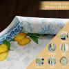 imageMaison dHermine Placemats Set of 4 100 Cotton Washable Cloth Place mats Home Kitchen Wedding Restaurant Buffet Party  Easter Decorations SpringSummer Chardon 13quot x 19quot31  Cedrat