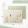 imageMaison dHermine Placemats Set of 4 100 Cotton Washable Cloth Place mats Home Kitchen Wedding Restaurant Buffet Party  Easter Decorations SpringSummer Chardon 13quot x 19quot02  Botanical Fresh