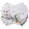 imageMaison dHermine Placemats Set of 4 100 Cotton Washable Cloth Place mats Home Kitchen Wedding Restaurant Buffet Party Easter Decorations SpringSummer Chardon 13quot x 19quot12 Printemps