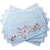 imageMaison dHermine Placemats Set of 4 100 Cotton Washable Cloth Place mats Home Kitchen Wedding Restaurant Buffet Party Easter Decorations SpringSummer Chardon 13quot x 19quot26 Ibiza