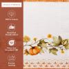 imageMaison d Hermine Placemats 100 Cotton Set of 4 Dinner Placemat Decorative Washable Cloth Placemat Dining Buffet Parties ampamp Camping Kalahari  ThanksgivingChristmas04  Pumpkin Garden  Cloudy Cream