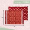 imageMaison d Hermine Placemats 100 Cotton Set of 4 Dinner Placemat Decorative Washable Cloth Placemat Dining Buffet Parties ampamp Camping Kalahari  ThanksgivingChristmas28  Sofia