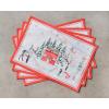 imageMaison d Hermine Placemats 100 Cotton Set of 4 Dinner Placemat Decorative Washable Cloth Placemat Dining Buffet Parties ampamp Camping Kalahari  ThanksgivingChristmas27  Rural Christmas