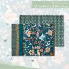 imageMaison d Hermine Placemats 100 Cotton Set of 4 Dinner Placemat Decorative Washable Cloth Placemat Dining Buffet Parties ampamp Camping Kalahari  ThanksgivingChristmas30  Luxury Loft  Dark Teal