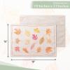 imageMaison d Hermine Placemats 100 Cotton Set of 4 Dinner Placemat Decorative Washable Cloth Placemat Dining Buffet Parties ampamp Camping Kalahari  ThanksgivingChristmas08  Colors of Autumn