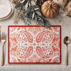 imageMaison d Hermine Placemats 100 Cotton Set of 4 Dinner Placemat Decorative Washable Cloth Placemat Dining Buffet Parties ampamp Camping Kalahari  ThanksgivingChristmas21  Orient