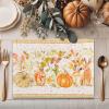 imageMaison d Hermine Placemats 100 Cotton Set of 4 Dinner Placemat Decorative Washable Cloth Placemat Dining Buffet Parties ampamp Camping Kalahari  ThanksgivingChristmas13  Pumpkin Passion