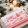 imageMaison d Hermine Placemats 100 Cotton Set of 4 Dinner Placemat Decorative Washable Cloth Placemat Dining Buffet Parties ampamp Camping Kalahari  ThanksgivingChristmas19  Winter Jouy