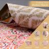 imageMaison d Hermine Placemats 100 Cotton Set of 4 Dinner Placemat Decorative Washable Cloth Placemat Dining Buffet Parties ampamp Camping Kalahari  ThanksgivingChristmas16  Damask