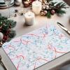 imageMaison d Hermine Placemats 100 Cotton Set of 4 Dinner Placemat Decorative Washable Cloth Placemat Dining Buffet Parties ampamp Camping Kalahari  ThanksgivingChristmas31  Enora
