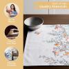 imageMaison d Hermine Placemats 100 Cotton Set of 4 Dinner Placemat Decorative Washable Cloth Placemat Dining Buffet Parties ampamp Camping Kalahari  ThanksgivingChristmas11  Whitish Shabby Chique