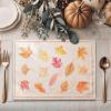 imageMaison d Hermine Placemats 100 Cotton Set of 4 Dinner Placemat Decorative Washable Cloth Placemat Dining Buffet Parties ampamp Camping Kalahari  ThanksgivingChristmas08  Colors of Autumn