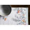 imageMaison d Hermine Placemats 100 Cotton Set of 4 Dinner Placemat Decorative Washable Cloth Placemat Dining Buffet Parties ampamp Camping Kalahari  ThanksgivingChristmas11  Whitish Shabby Chique