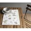 imageMaison d Hermine Placemats 100 Cotton Set of 4 Dinner Placemat Decorative Washable Cloth Placemat Dining Buffet Parties ampamp Camping Kalahari  ThanksgivingChristmas06  Christmas Dew