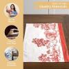 imageMaison d Hermine Placemats 100 Cotton Set of 4 Dinner Placemat Decorative Washable Cloth Placemat Dining Buffet Parties ampamp Camping Kalahari  ThanksgivingChristmas22  Holy Jouy  Red