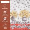 imageMaison d Hermine Placemats 100 Cotton Set of 4 Dinner Placemat Decorative Washable Cloth Placemat Dining Buffet Parties ampamp Camping Kalahari  ThanksgivingChristmas14  Bagatelle