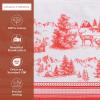imageMaison d Hermine Placemats 100 Cotton Set of 4 Dinner Placemat Decorative Washable Cloth Placemat Dining Buffet Parties ampamp Camping Kalahari  ThanksgivingChristmas19  Winter Jouy
