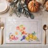 imageMaison d Hermine Placemats 100 Cotton Set of 4 Dinner Placemat Decorative Washable Cloth Placemat Dining Buffet Parties ampamp Camping Kalahari  ThanksgivingChristmas23  Fruit Dhiver