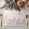 imageMaison d Hermine Placemats 100 Cotton Set of 4 Dinner Placemat Decorative Washable Cloth Placemat Dining Buffet Parties ampamp Camping Kalahari  ThanksgivingChristmas11  Whitish Shabby Chique
